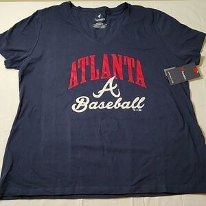 NWT Atlanta Braves Women's Shirt Size XXL